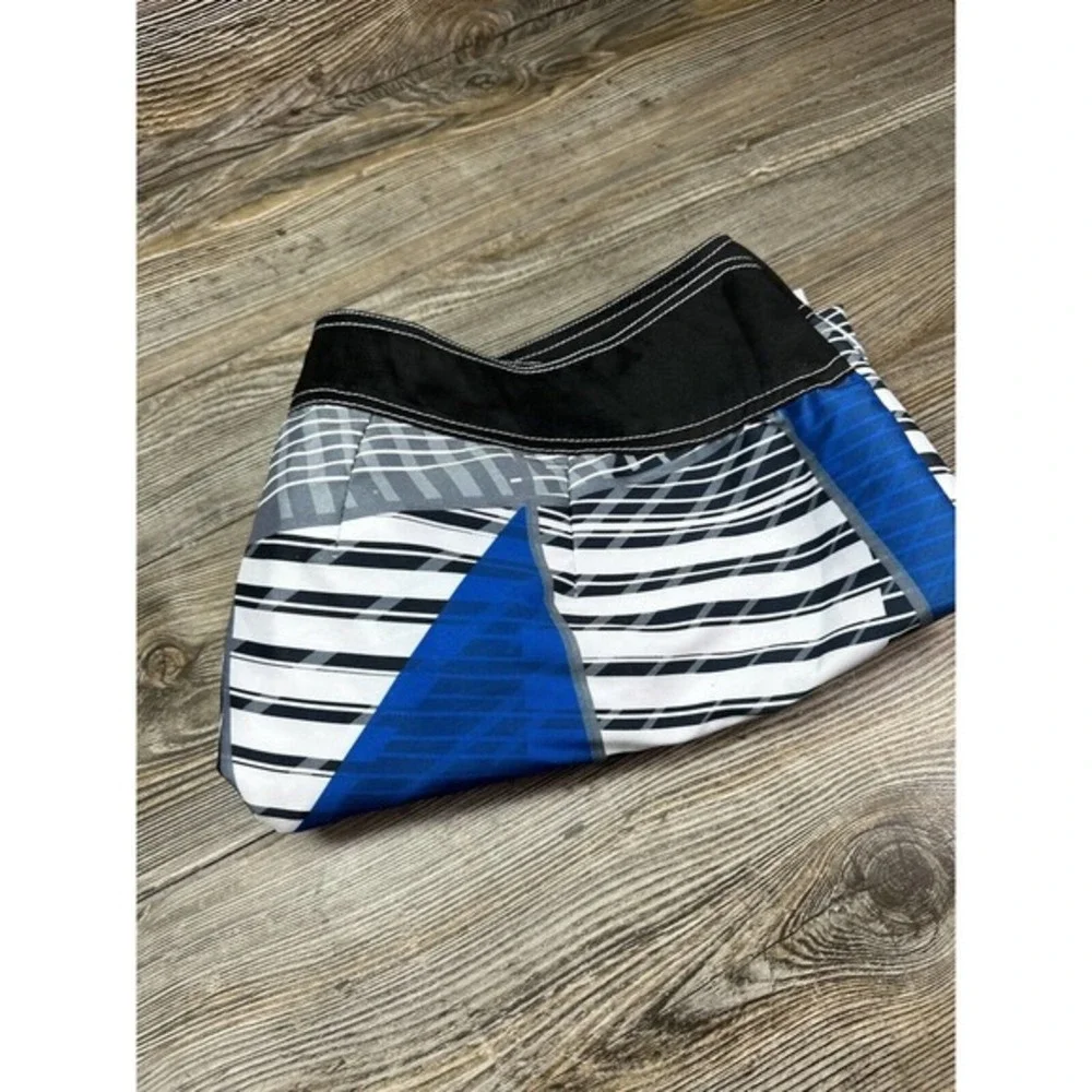 MOLOKAI Surf Co.‎ Board Shorts Lined hook and loop Blue white 40